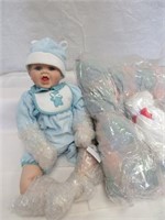 Baby Doll with Blanket & Teddy