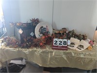 Decorative Lot of Thanksgiving Items
