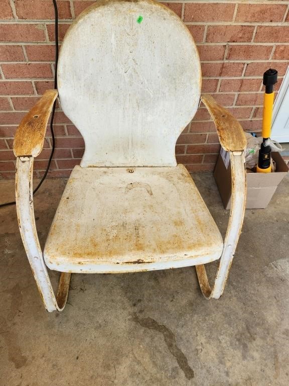 vnt metal porch chair