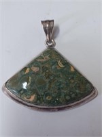 Marked 925 Natural Rhyolite Pendant