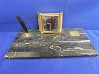 Marble Desk Clock