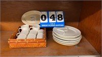 Assorted Compartment Plates and Cups