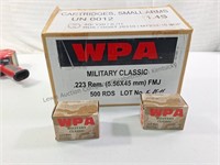 WPA,  Military Classic, .223 , 55 grain, Steel