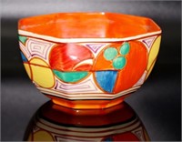 Clarice Cliff 'Fantasque' painted bowl