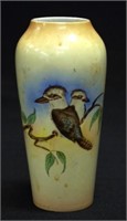 Rare Shelley hand painted 'Kookaburra' Vase