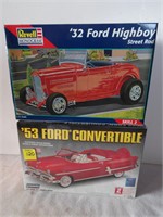 1932 Ford Highboy & 1953 Convertible Model Kits