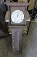 Antique 8 Day Chime Clock W/ Key & Pendulum