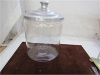 Large Glass Canister Jar with Lid