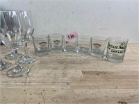 Jack Daniel’s Whiskey Glasses with other Glasses