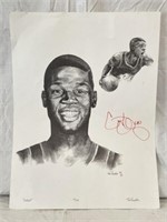 Calbert Channey Autographed Print