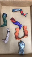 Lot of 7 Build a Figure Pieces