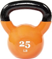 Vinyl Coated Kettlebell, 25lbs