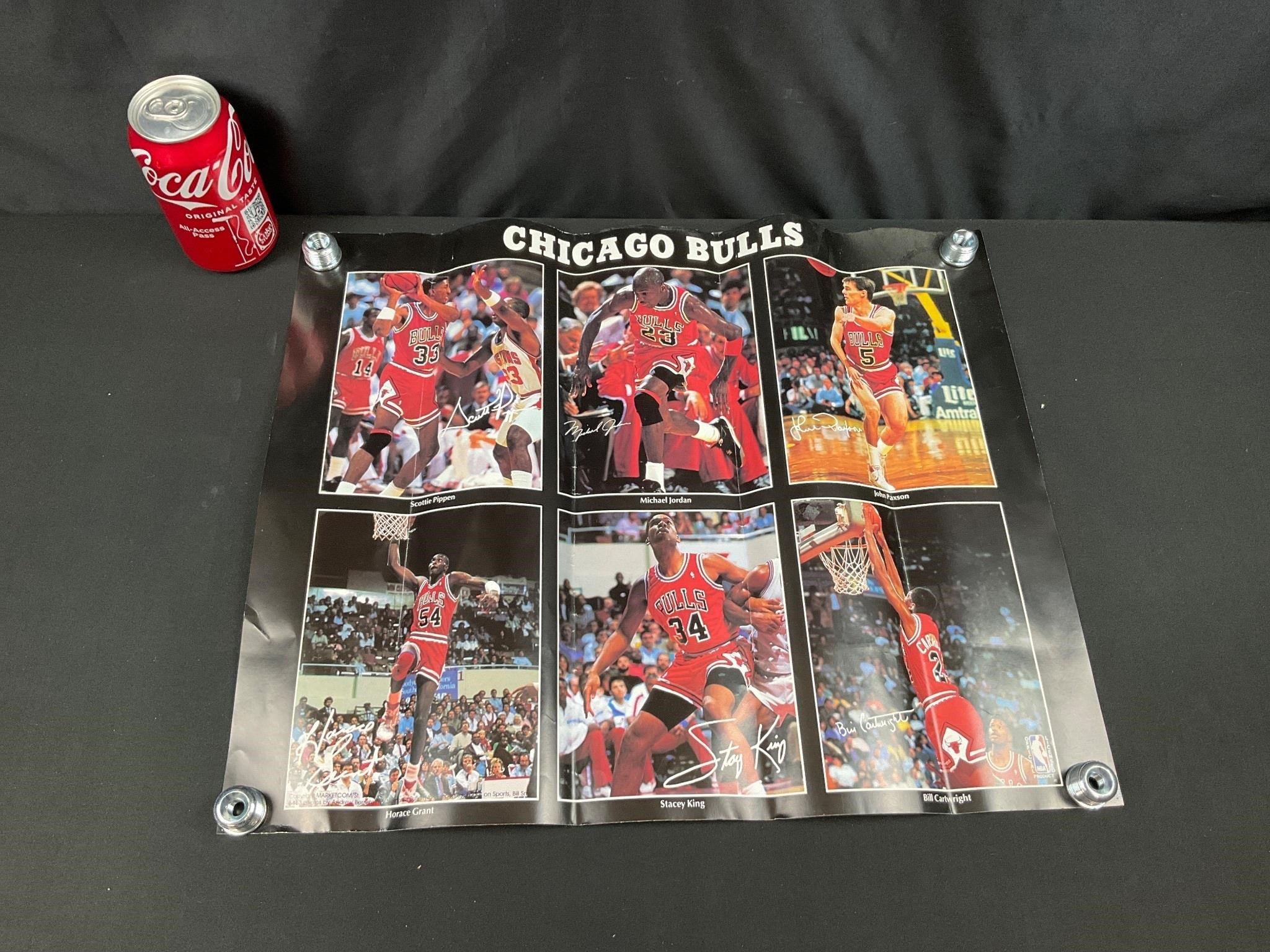 Vintage Chicago Bulls Michael Jordan Poster