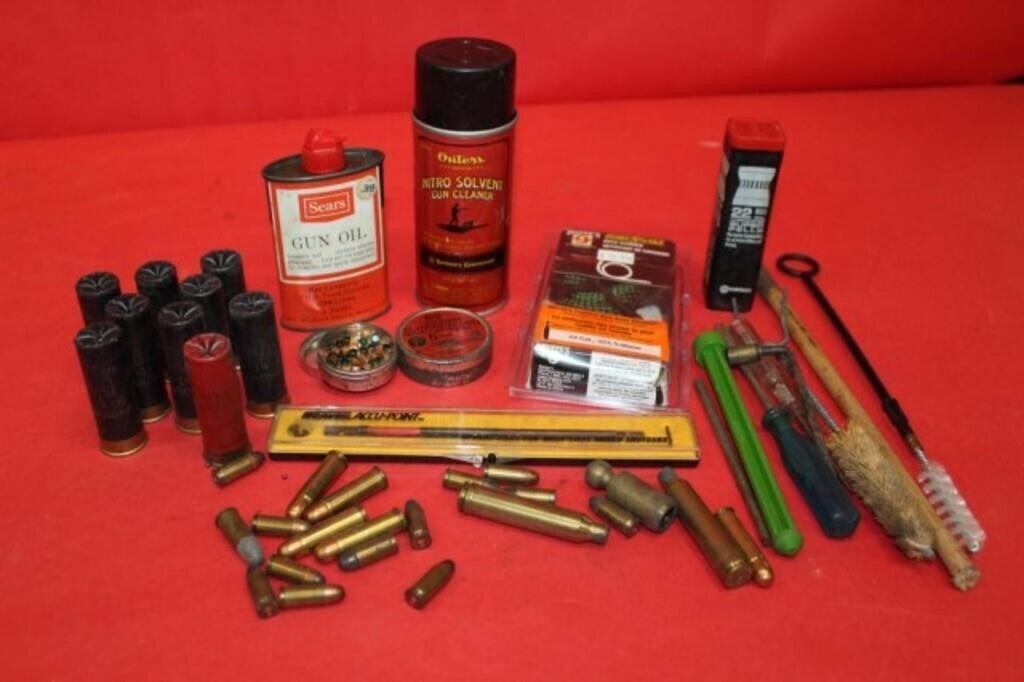 Large Group of Gun Supplies