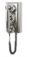 Crosley Radio CR55-BC Wall Phone (Brushed Chrome)