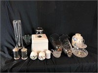 Glass and Pewter Home Items