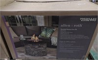 Allen+Roth stone fire pit (Cracked top, see pics)