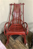 PAINTED HICKORY ROCKING CHAIR