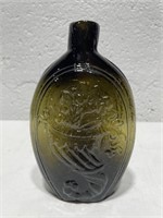 Antique Cornucopia Urn Pictorial Flask GIII-10