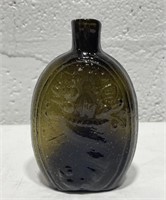 Antique Cornucopia Urn Pictorial Flask GIII-10