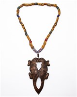 Antique Native American Otter  Effigy Trade Bead