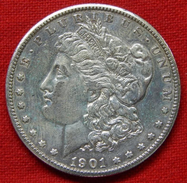 1901 S Morgan Silver Dollar