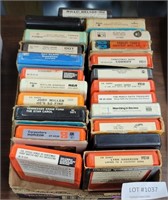 BOX 8 TRACK TAPES---MOSTLY COUNTRY