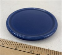 Longaberger USA NIB cornflower coaster/lid