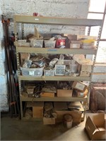 Industrial Shelf and contents