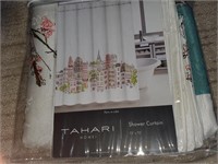 New fabric shower curtain