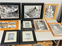 assorted picture frames