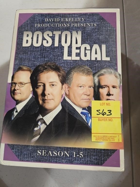 Boston Legal 31 Disks Season 1-5