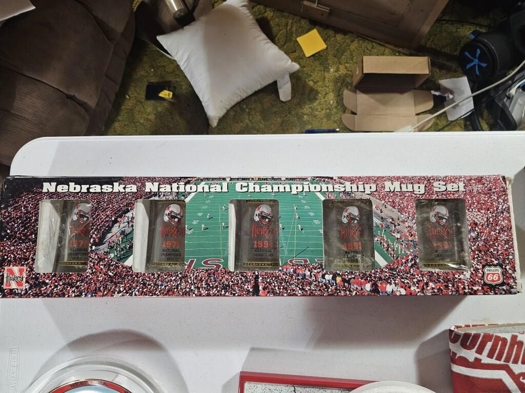 Nebraska Cornhuskers Championship Mug Set