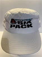 Astec turbo six pack snap to fit ball cap peers