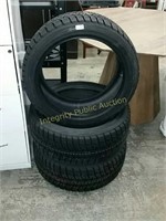 Set of 3 Bridgestone Tires 245/40 R18