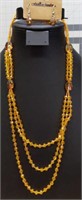 New boutique 35" necklace with matching earrings