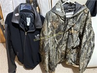 Letterman Style Whitetails Jacket & Firestone Camo