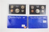 (2) 1970-S SMALL DATE PROOF SETS: