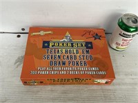 Dealers choice poker set appears new