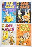 (4)HARVEY COMICS SAD SACK