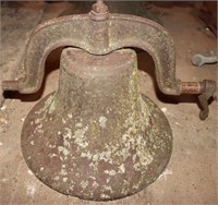 Cast Iron Bell w/ dinger, 16" Diameter