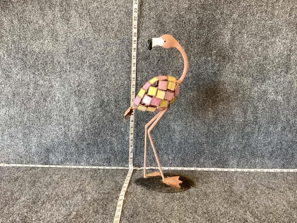 Flamingo Mosaic Garden Decor