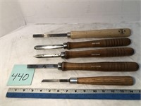 5 lathe tools