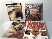 4 wood working books