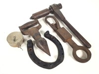 Tools, Ratcheting Punch, Clamps, Chalk Line