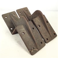 Large Industrial Cast Metal Brackets