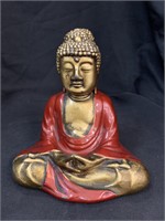 6 " METAL PAINTED BUDDHA