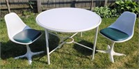 Mid-century modern replicate formica top table