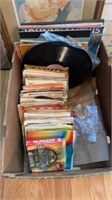 LARGE SET OF 45 RECORDS AND SOME LP'S