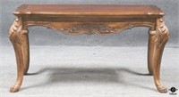 Carved Wood Sofa Table